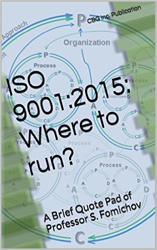 ISO 9001:2015 Where to Run? A bried quote pad.